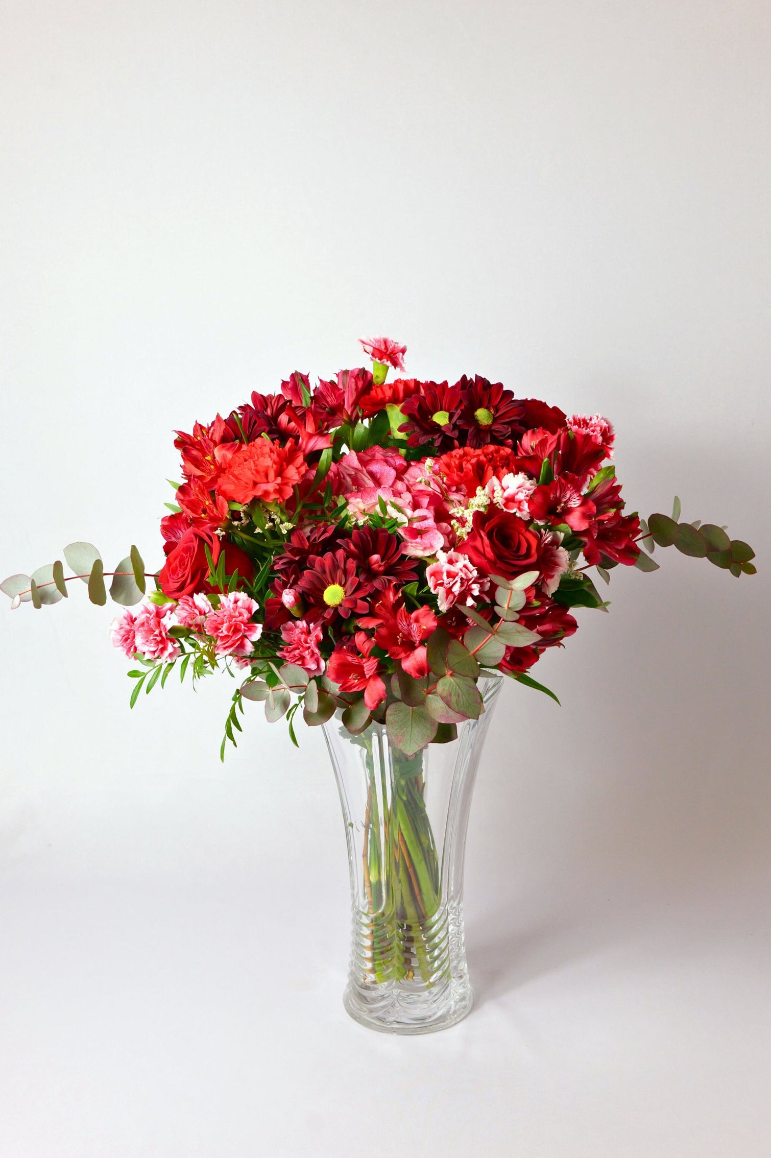 Ramo Pasión Carmesí | Rosas Rojas Premium | Flores de Amor | D'Vivi ...